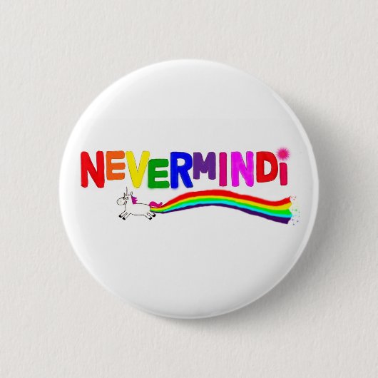 Nevermindi Knopf-Logo Button (Vorderseite)