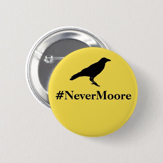 #NeverMoore Knopf Button (Vorne & Hinten)