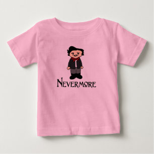 Nevermore Edgar Allan Poe das Rabenbaby-Shirt Baby T-shirt