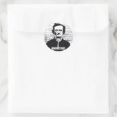 Nevermore Edgar Allan Poe Runder Aufkleber (Tasche)