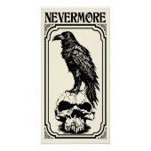 Nevermore | Edgar Allan Poe - The Raven Poster (Vorderseite)