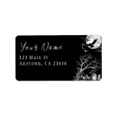 Nevermore Friedhof Adressaufkleber (Vorne)