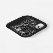 Nevermore Friedhof Pappteller (Gewinkelt)