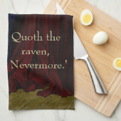 Nevermore. Geschirrtuch (Viertel Falte)