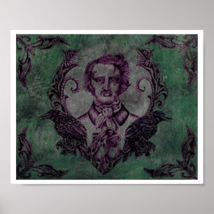 Nevermore in Grün Poster