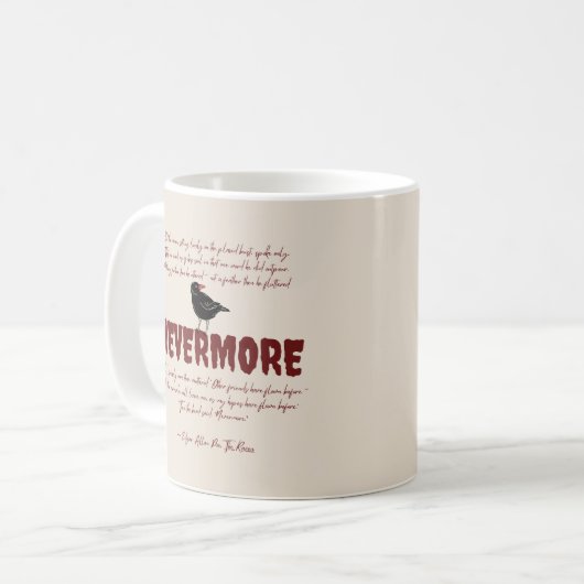 Nevermore Kaffeetasse (Vorderseite Links)