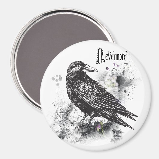 Nevermore Magnet (Vorderseite/Rückseite)