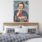 NEVERMORE POE LEINWANDDRUCK (Insitu (Schlafzimmer))