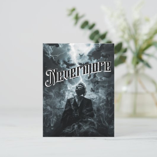 Nevermore Postkarte (Stehend Vorderseite)