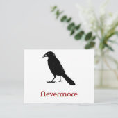 Nevermore Postkarte (Stehend Vorderseite)