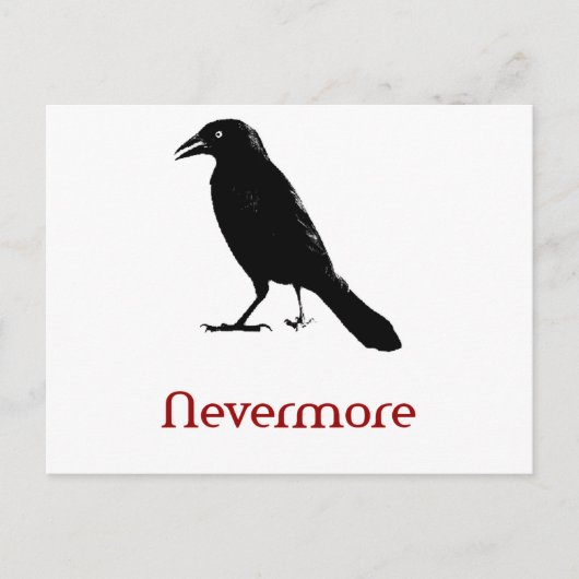 Nevermore Postkarte (Vorderseite)