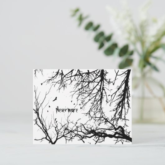 Nevermore Postkarte (Stehend Vorderseite)