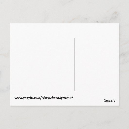 Nevermore Postkarte (Rückseite)