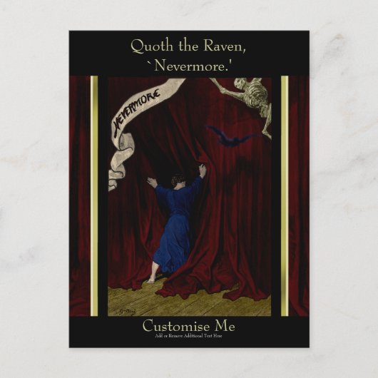 Nevermore. Postkarte (Vorderseite)