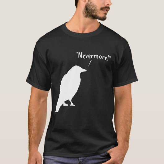 Nevermore Rabe - Shirt Edgar Allen Poe (Vorderseite)