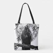Nevermore Raven and the moon Tasche (Rückseite)