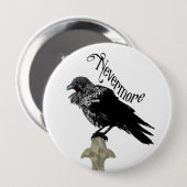 Nevermore Raven Button (Vorne & Hinten)