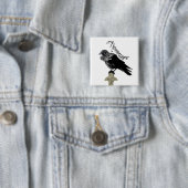 Nevermore Raven Button (Beispiel)