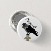 Nevermore Raven Button (Vorne & Hinten)