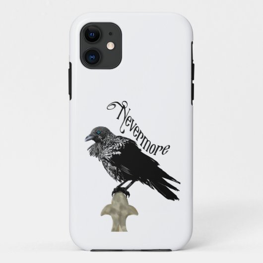 Nevermore Raven Case-Mate iPhone Hülle (Rückseite)