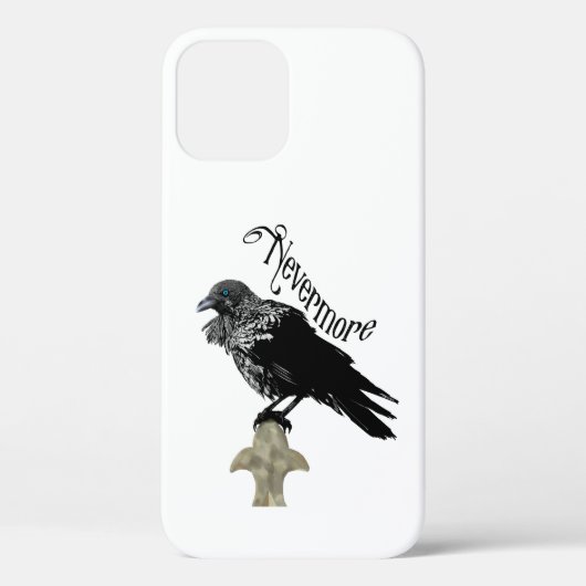 Nevermore Raven Case-Mate iPhone Hülle (Rückseite)