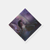 Nevermore, Raven Friedhof Napkins Halloween Serviette (Ecke)