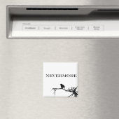 Nevermore Raven Gedicht Edgar Allan Pose Zitat Magnet (In Situ (Geschirrspüler))