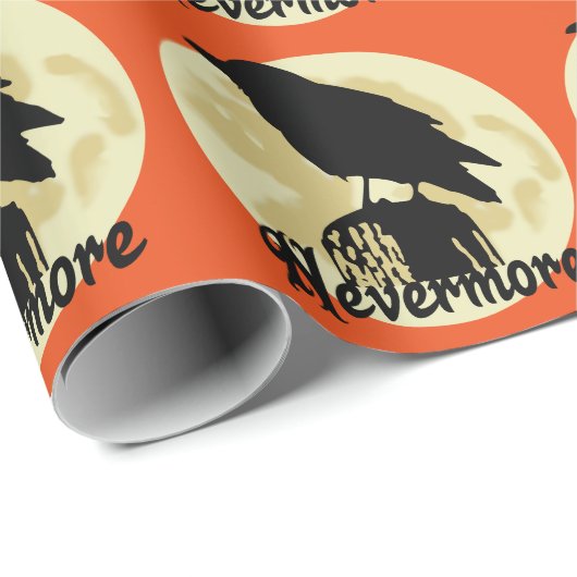Nevermore Raven Geschenkpapier (Rolleneckpunkt)