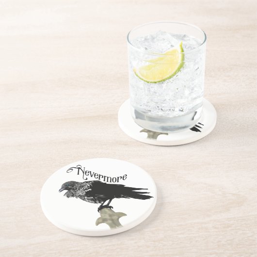 Nevermore Raven Getränkeuntersetzer (Seite)