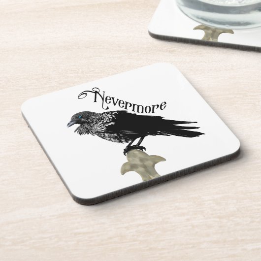 Nevermore Raven Getränkeuntersetzer (Linke Seite)