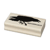 "Nevermore" Raven Gummistempel (Stempel)