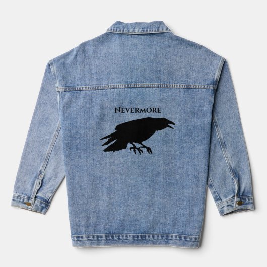 Nevermore Raven Jeansjacke (Rückseite)
