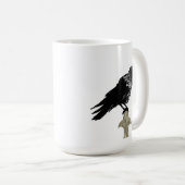 Nevermore Raven Kaffeetasse (VorderseiteRechts)