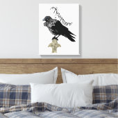 Nevermore Raven Leinwanddruck (Insitu (Schlafzimmer))