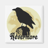 Nevermore Raven Magnet (Vorne)