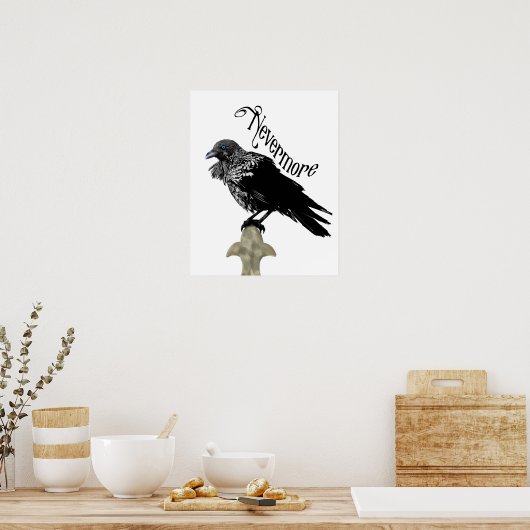 Nevermore Raven Poster (Küche)