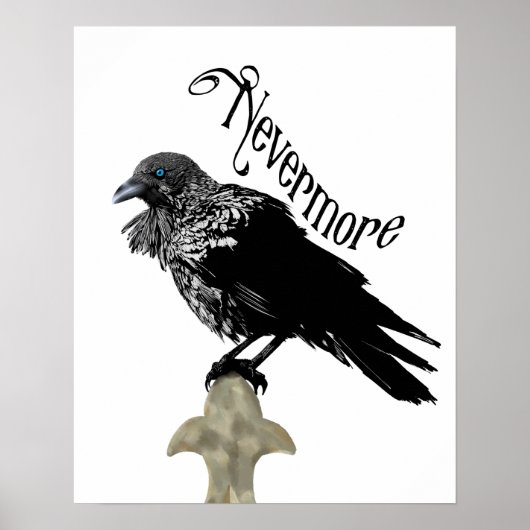 Nevermore Raven Poster (Vorne)
