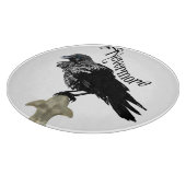 Nevermore Raven Schneidebrett (Ecke)