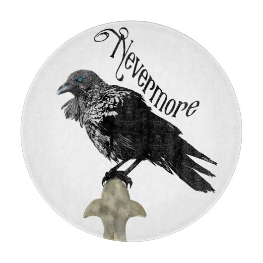 Nevermore Raven Schneidebrett (Vorderseite)