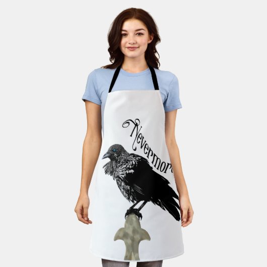 Nevermore Raven Schürze (Getragen)