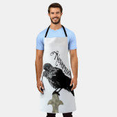 Nevermore Raven Schürze (Getragen)