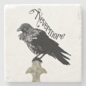 Nevermore Raven Steinuntersetzer (Vorderseite)