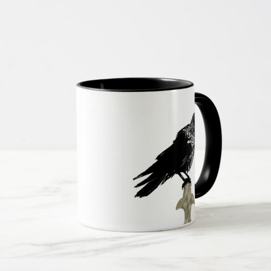 Nevermore Raven Tasse (VorderseiteRechts)
