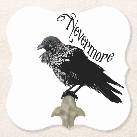 Nevermore Raven Untersetzer (Vorderseite)