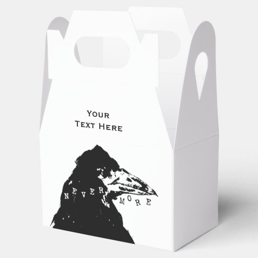 Nevermore Raven von Edgar Allan Poe Geschenkschachtel (Geöffnet)