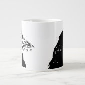 Nevermore Raven von Edgar Allan Poe Jumbo-Tasse (Vorderseite)