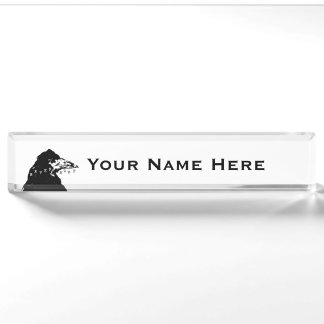 Nevermore Raven von Edgar Allan Poe Namensplakette
