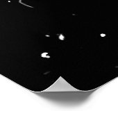 Nevermore Raven von Edgar Allan Poe Poster (Ecke)