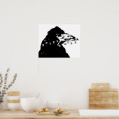 Nevermore Raven von Edgar Allan Poe Poster (Küche)