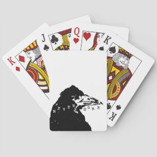 Nevermore Raven von Edgar Allan Poe Spielkarten